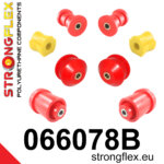 Strongflex Komplet puš sprednjega vzmetenja in zadnje grede za CITROËN NEMO / FIAT Fiorino 225