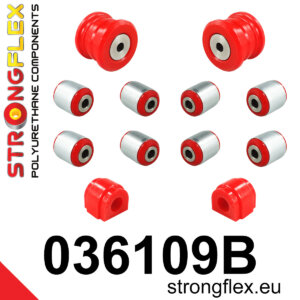 Strongflex Komplet puš zadnjega vzmetenja za MINI Hatch F55 / MINI Clubman F54