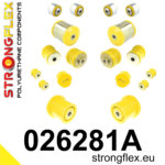 Strongflex Komplet puš sprednjega vzmetenja in zadnje grede SPORT za AUDI A6 C5 / SKODA SUPERB 1U