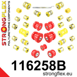 Strongflex Kompletni poliuretanski komplet puš vzmetenja za MERCEDES-BENZ C-CLASS 204 / MERCEDES-BENZ E-CLASS 207