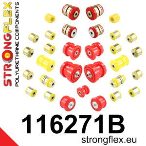 Strongflex Kompletni poliuretanski komplet puš vzmetenja za MERCEDES-BENZ C-CLASS 204 / MERCEDES-BENZ E-CLASS 207