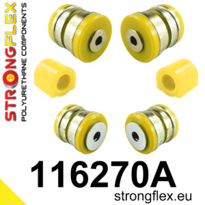 Strongflex Komplet puš sprednjega vzmetenja SPORT za MERCEDES-BENZ C-CLASS 204 / MERCEDES-BENZ E-CLASS 207