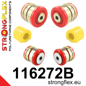 Strongflex Komplet puš sprednjega vzmetenja za MERCEDES-BENZ E-CLASS 212 / MERCEDES-BENZ CLS C218