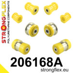 Strongflex Komplet puš sprednjega vzmetenja in zadnje grede SPORT za SUZUKI Splash / OPEL Agila B