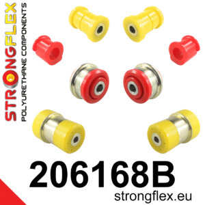 Strongflex Komplet puš sprednjega vzmetenja in zadnje grede za SUZUKI Splash / OPEL Agila B