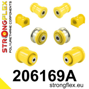 Strongflex Komplet puš sprednjega vzmetenja in zadnje grede SPORT za SUZUKI Vitara / SUZUKI S-Cross