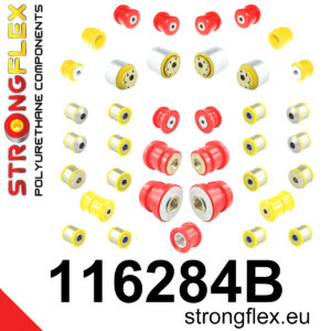 Strongflex Popoln komplet poliuretanskih puš vzmetenja AMG za MERCEDES-BENZ E-CLASS 211 / MERCEDES-BENZ CLS C219