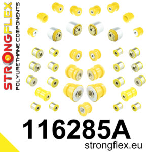 Strongflex Popoln komplet poliuretanskih puš vzmetenja RWD SPORT za MERCEDES-BENZ E-CLASS 211 / MERCEDES-BENZ CLS C219