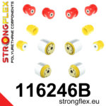 Strongflex Komplet puš sprednjega vzmetenja za MERCEDES-BENZ E-CLASS 211 / MERCEDES-BENZ CLS C219