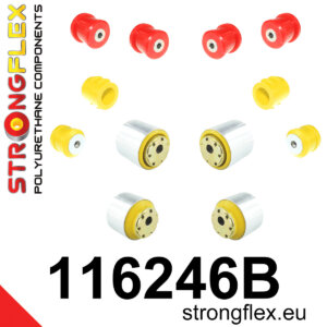 Strongflex Komplet puš sprednjega vzmetenja za MERCEDES-BENZ E-CLASS 211 / MERCEDES-BENZ CLS C219