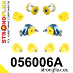 Strongflex Komplet puš sprednjega vzmetenja in zadnje grede SPORT za CITROËN SAXO / PEUGEOT 106