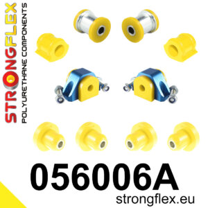 Strongflex Komplet puš sprednjega vzmetenja in zadnje grede SPORT za CITROËN SAXO / PEUGEOT 106