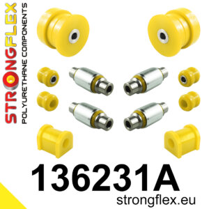 Strongflex Komplet puš zadnjega vzmetenja SPORT za OPEL VECTRA B / SAAB 9-5 YS3E