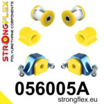 Strongflex Komplet puš sprednjega vzmetenja SPORT za CITROËN SAXO / PEUGEOT 106