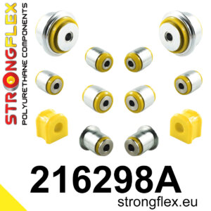 Strongflex Komplet puš zadnjega vzmetenja SPORT za TOYOTA Yaris IV / TOYOTA Corolla