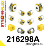 Strongflex Komplet puš zadnjega vzmetenja SPORT za TOYOTA Yaris IV / TOYOTA Corolla