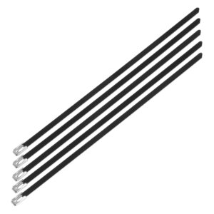 Nuke Performance nerjave vezalke, 4.6mm x 200mm črne, 5kos