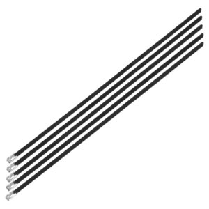 Nuke Performance nerjave vezalke, 7.9mm x 500mm črne, 5kos