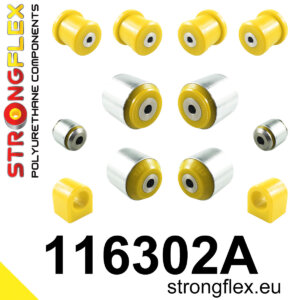 Strongflex Komplet puš sprednjega vzmetenja SPORT za MERCEDES-BENZ C-CLASS 205 / MERCEDES-BENZ E-CLASS 238