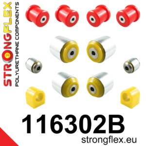 Strongflex Komplet puš sprednjega vzmetenja za MERCEDES-BENZ C-CLASS 205 / MERCEDES-BENZ E-CLASS 238