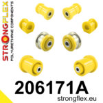 Strongflex Komplet puš sprednjega vzmetenja in zadnje grede SPORT za FIAT Sedici 189 / SUZUKI SX4