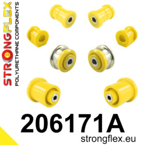 Strongflex Komplet puš sprednjega vzmetenja in zadnje grede SPORT za FIAT Sedici 189 / SUZUKI SX4