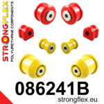 Strongflex Sprednja os puše in zadnji nosilec komplet za HONDA CIVIC FB