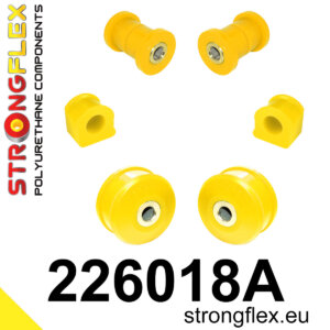 Strongflex Komplet puš sprednjega vzmetenja SPORT za AUDI A3 8L / SEAT LEON 1M
