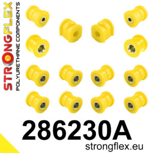 Strongflex Komplet puš zadnjega vzmetenja SPORT za NISSAN Primera P10 / INFINITI G G20