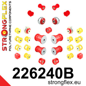 Strongflex Kompletni poliuretanski komplet puš vzmetenja za AUDI A1 8X