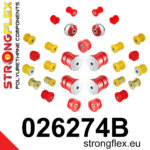 Strongflex Kompletni poliuretanski komplet puš vzmetenja za AUDI A1 8X
