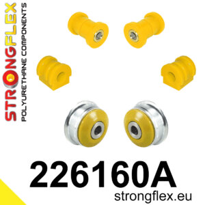 Strongflex Komplet puš sprednjega vzmetenja SPORT za AUDI A1 8X / SEAT Ibiza