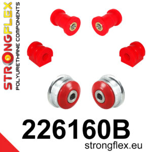 Strongflex Komplet puš sprednjega vzmetenja za AUDI A1 8X / SEAT Ibiza