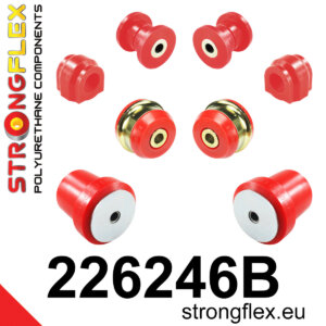 Strongflex Komplet puš sprednjega vzmetenja in zadnje grede za AUDI Q2 GA / SEAT Ateca KH
