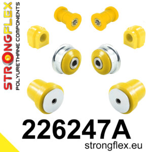 Strongflex Komplet puš sprednjega vzmetenja in zadnje grede SPORT za SEAT Ibiza / AUDI A1 GB