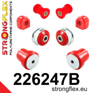 Strongflex Komplet puš sprednjega vzmetenja in zadnje grede za SEAT Ibiza / AUDI A1 GB