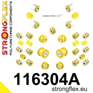 Strongflex Kompletni poliuretanski komplet puš vzmetenja SPORT za MERCEDES-BENZ CLK W209 / MERCEDES-BENZ C-CLASS 203