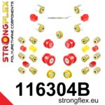 Strongflex Kompletni poliuretanski komplet puš vzmetenja za MERCEDES-BENZ CLK W209 / MERCEDES-BENZ C-CLASS 203