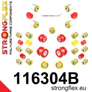 Strongflex Kompletni poliuretanski komplet puš vzmetenja za MERCEDES-BENZ CLK W209 / MERCEDES-BENZ C-CLASS 203