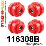 Strongflex Komplet puš sprednjega podokvira za MERCEDES-BENZ SL 107 / MERCEDES-BENZ /8 W114