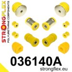 Strongflex Komplet puš zadnjega vzmetenja SPORT za BMW 3 E46 / BMW Z4 E85