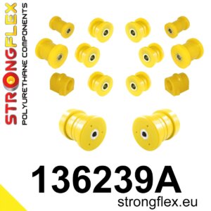 Strongflex Kompletni poliuretanski komplet puš vzmetenja SPORT za OPEL Astra H / OPEL ZAFIRA B
