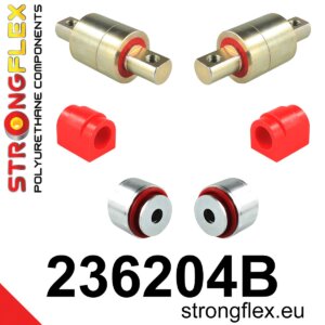 Strongflex Komplet puš sprednjega vzmetenja za VOLVO S80 I 184 / VOLVO V70 XC 875
