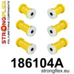 Strongflex Komplet puš zadnjega podokvira SPORT za PORSCHE 911 996