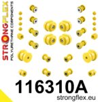 Strongflex Kompletni poliuretanski komplet puš vzmetenja SPORT za MERCEDES-BENZ /8 W114