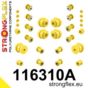 Strongflex Kompletni poliuretanski komplet puš vzmetenja SPORT za MERCEDES-BENZ /8 W114