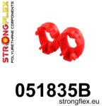 Strongflex Zadnji spodnji motorni ležaj vstavek za CITROËN C3 II / PEUGEOT 207