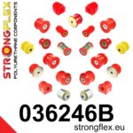 Strongflex Kompletni poliuretanski komplet puš vzmetenja za BMW X3 E83