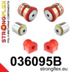 Strongflex Komplet puš sprednjega vzmetenja za BMW X5 E53 / BMW X3 E83