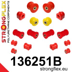Strongflex Kompletni poliuretanski komplet puš vzmetenja za OPEL Omega B